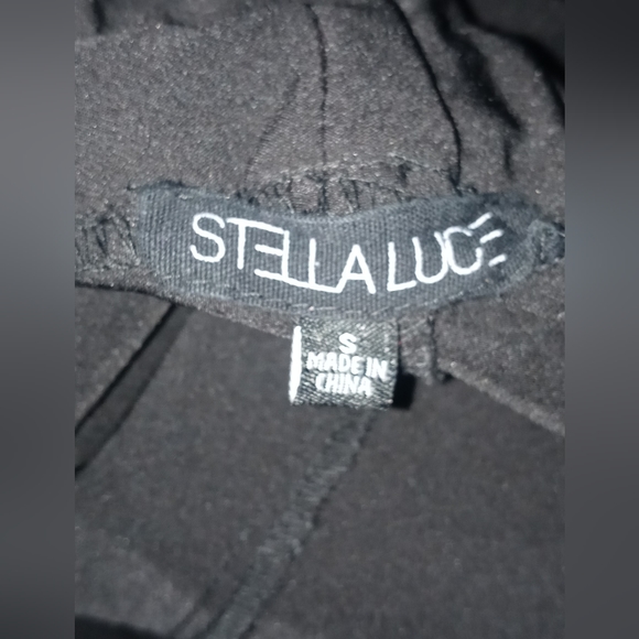 Stella Luce Women’s Black Pants Stretchy Size Small - Picture 3 of 5